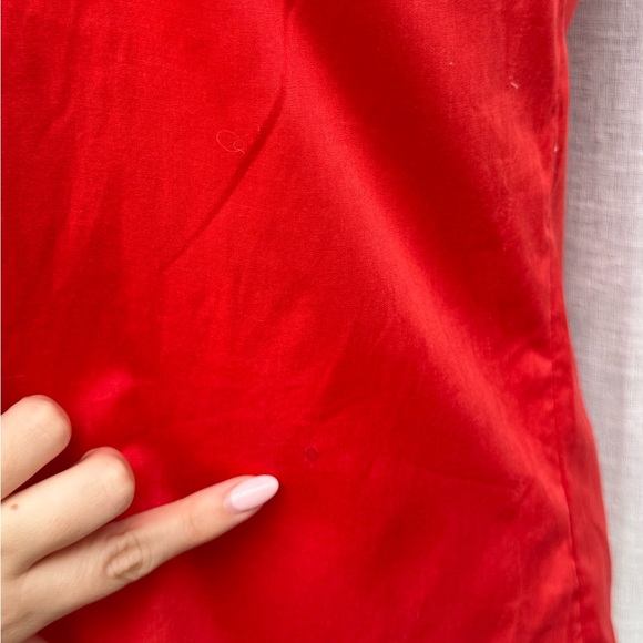 Ship’n Shore red sleeveless button down blouse - Picture 9 of 12
